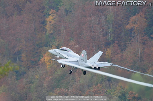 2009-10-08 Meiringen 432 McDonnell Douglas FA-18C Hornet